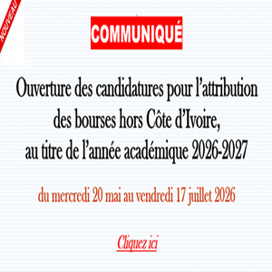 Communiqué ouverture attribution BHCI 2026-2027